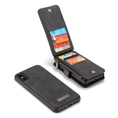 Multi Lompakkokotelo 14-korttinen Apple iPhone X / Xs  - ruskea