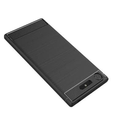 Harjattu TPU kuori Sony Xperia XZ1 (G8341)  - punainen