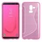 S Line Suojakuori Samsung Galaxy J8 2018 (SM-J800F)  - violetti