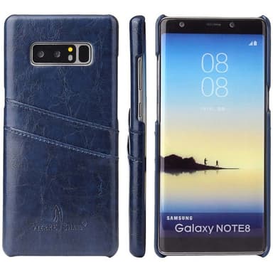 Retrokuori korttipaikoilla Samsung Galaxy Note 8 (SM-N950F)  - punaine
