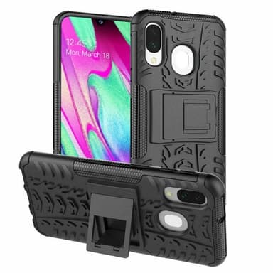 Iskunkestävä Suojakuori Samsung Galaxy A40 (SM-A405F)  - oranssi