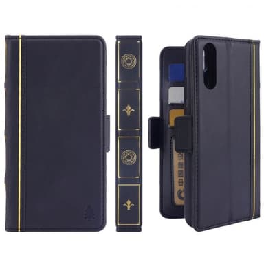 Retro kirja lompakko 2i1 Huawei P20 (EML-L29)  - Vaaleanruskea