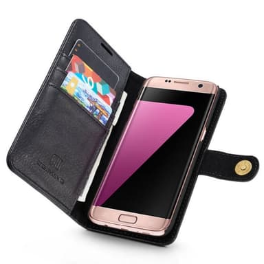Lompakkokotelo DG-Ming 2i1 Samsung Galaxy S7 Edge (SM-G935F)  - harmaa