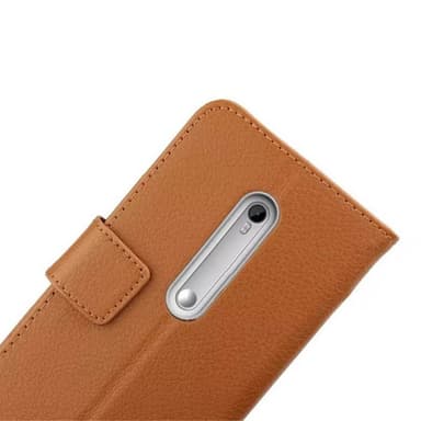 Lompakkokotelo 2-kortti Motorola Moto G3 (XT1550)  - ruskea