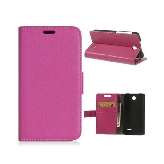 Lompakkokotelo 2-kortti HTC Desire 310  - pinkki