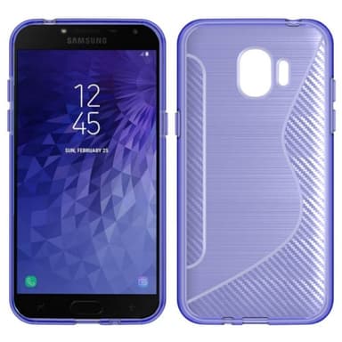 S Line Suojakuori Samsung Galaxy J4 2018 (SM-J400F)  - sininen