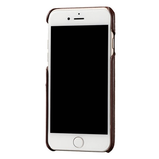 Retrokuori korttipaikoilla Apple iPhone 7, 8  - Tummanharmaa