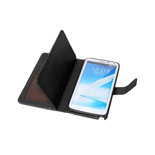 Lompakkotelo Flexi 9-kortti Samsung Galaxy Note 3 (SM-N9005)  - punain