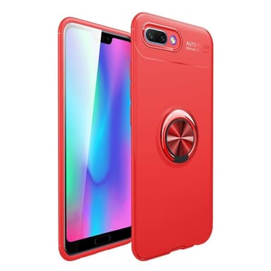 Slim Ring kotelo Huawei Honor 10 (COL-AL10)  - Musta / punainen
