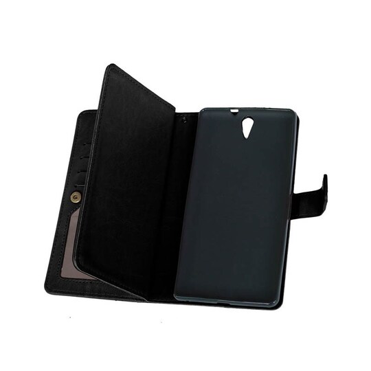 Lompakkotelo Flexi 9-kortti Sony Xperia C5 Ultra Dual (E5563)  - punai