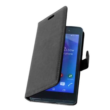 Lompakkokotelo 2-kortti Sony Xperia Z1 (c6903)  - Vaaleansininen
