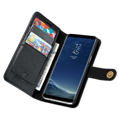 Lompakkokotelo DG-Ming 2i1 Samsung Galaxy S8 Plus (SM-G955F)  - harmaa