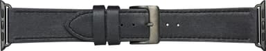 dbramante1928 Copenhagen Apple Watch 42-45 mm nahkaranneke (mus/harm.)