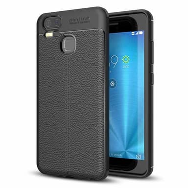 Nahkakuvioitu TPU kuori Asus Zenfone Zoom S (ZE553KL)  - harmaa
