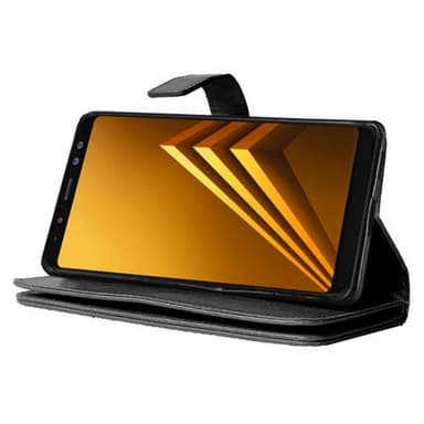 Lompakkotelo Flexi 9-kortti Samsung Galaxy A8 2018 (SM-A530F)  - valko