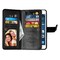 Lompakkotelo Flexi 9-kortti LG Stylus 2 Plus (K535N)  - musta