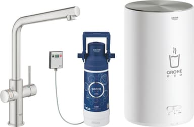 Grohe Red II Duo L hana boilerilla (harjattu kromi)