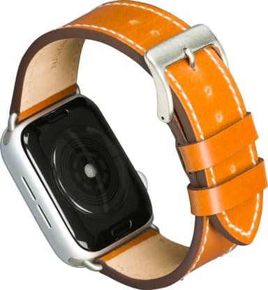 dbramante1928 Copenhagen Apple Watch 42-45 mm nahkaranneke (rus./hop.)