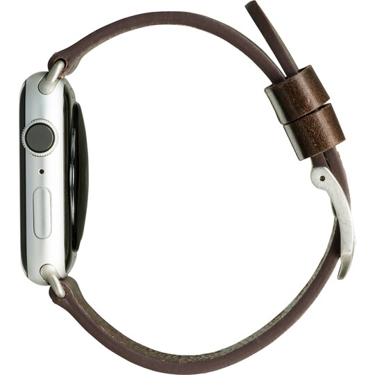 dbramante1928 Bornholm Apple Watch 42-45 mm nahkaranneke (rusk./hopea)