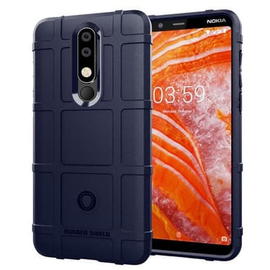 Rugged Shield suoja Nokia 3.1 Plus (TA-1118)  - ruskea