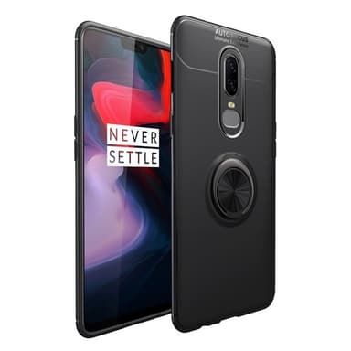Slim Ring kotelo OnePlus 6 (A6000)  - punainen