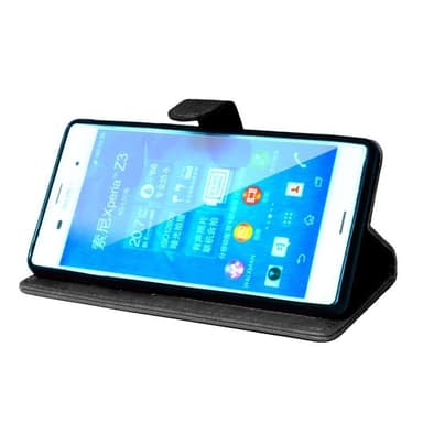 Lompakkokotelo 3-kortti Sony Xperia Z3 (D6603)  - valkoinen