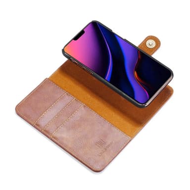 Lompakkokotelo DG-Ming 2i1 Apple iPhone 11 Pro Max (6.5 ")  - ruskea