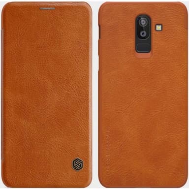 Nillkin Qin FlipCover Samsung Galaxy J8 2018 (SM-J800F)  - ruskea
