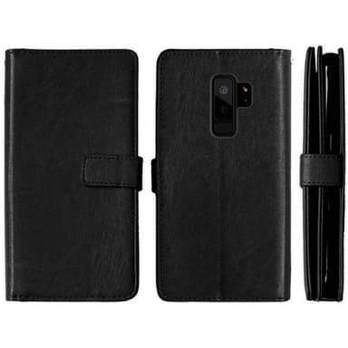 Lompakkotelo Flexi 9-kortti Samsung Galaxy S9 Plus (SM-G965F)  - ruske