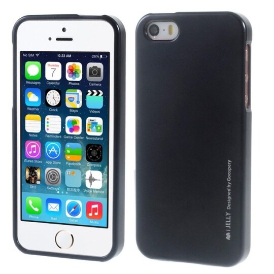 Mercury i Jelly Metal kotelo Apple iPhone 5, 5S, 5SE  - kulta