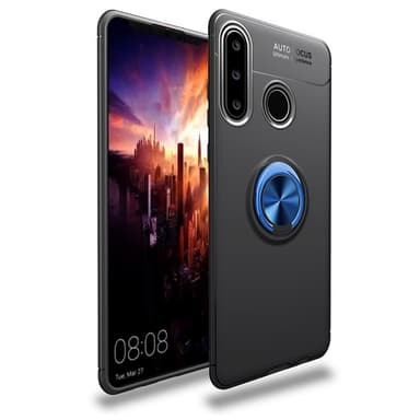 Huawei P30 Lite Slim Ring kotelo (MAR-LX1)  - musta