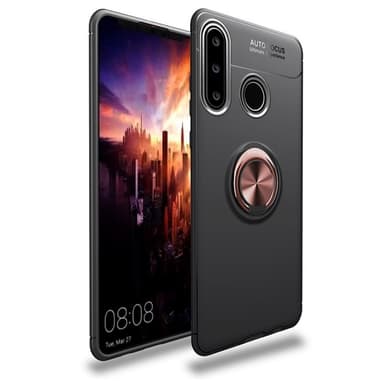 Huawei P30 Lite Slim Ring kotelo (MAR-LX1)  - musta