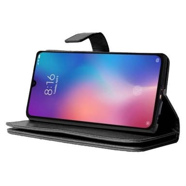 Lompakkotelo Flexi 9-kortti Xiaomi Mi 9 (6.39 ")  - punainen