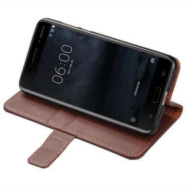 Lompakkokotelo 2-kortti Nokia 6 (TA-1021)  - valkoinen