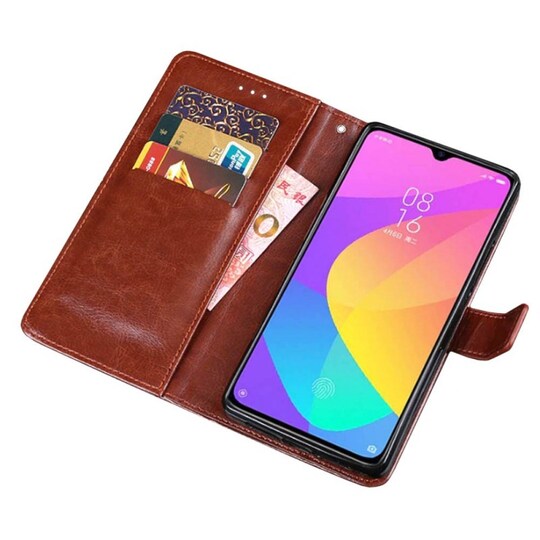 Lompakkokotelo 3-kortti Xiaomi Mi A3 (6.01 "")  - ruskea