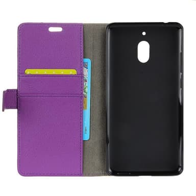 Lompakkokotelo 2-kortti Nokia 2.1 2018 (TA-1080)  - musta