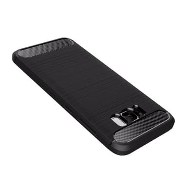 Harjattu TPU kuori Samsung Galaxy S8 Plus (SM-G955F)  - harmaa