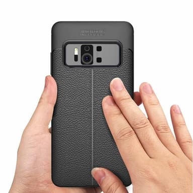 Nahkakuvioitu TPU kuori Asus Zenfone AR (ZS571KL)  - harmaa