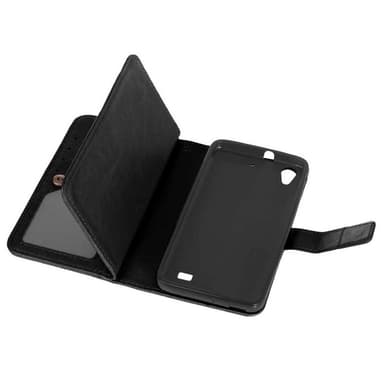 Lompakkotelo Flexi 9-kortti Huawei Ascend G620S  - punainen