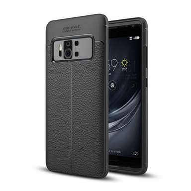 Nahkakuvioitu TPU kuori Asus Zenfone AR (ZS571KL)  - harmaa