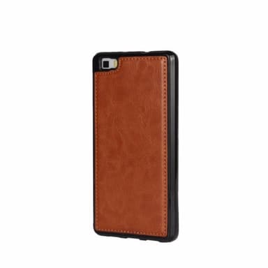 MOVE lompakkokotelo 2i1 Huawei P8 Lite 2015 (ALE-L21)  - Tummanruskea