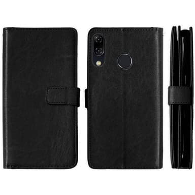 Lompakkotelo Flexi 9-kortti Asus Zenfone 5 / 5Z (ZE620KL)  - musta