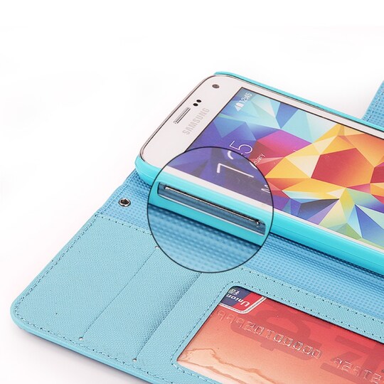 Lompakkokotelo Magneetti 2i1 Samsung Galaxy S5 (SM-G900F)  - violetti