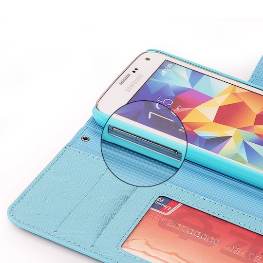 Lompakkokotelo Magneetti 2i1 Samsung Galaxy S5 (SM-G900F)  - musta