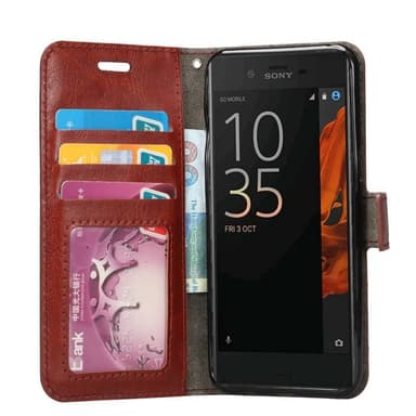 Lompakkokotelo 3-kortti Sony Xperia XZ / XZ (F8331)  - punainen