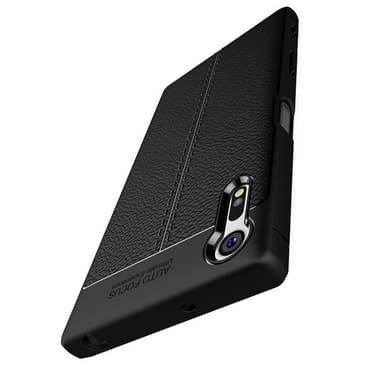 Nahkakuvioitu TPU kuori Sony Xperia XZ / XZ (F8331)  - harmaa