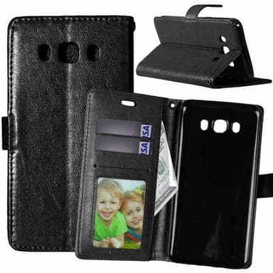 Lompakkokotelo 3-kortti Samsung Galaxy J5 2016 (SM-J510F)  - valkoinen