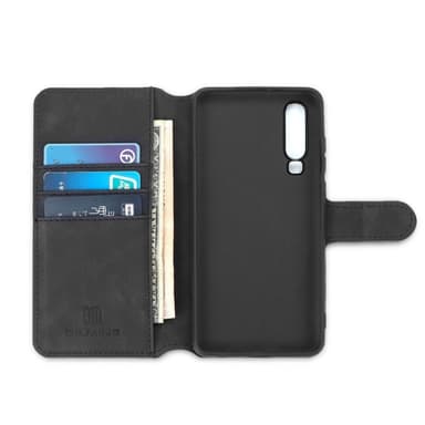 DG-Ming Lompakkokotelo 3-kortti Huawei P30 (ELE-L29)  - punainen