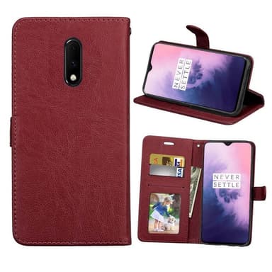 Lompakkokotelo 3-kortti OnePlus 7  - ruskea