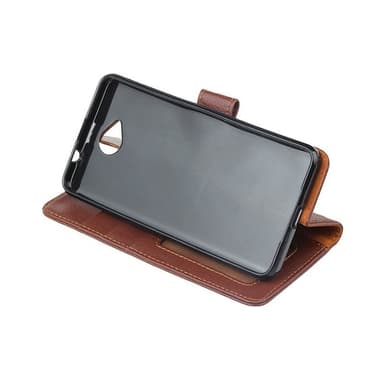 Lompakkokotelo 3-kortti Microsoft Lumia 650 (RM-1152)  - ruskea